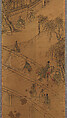 Scenes from the cycle of life, Ten-panel screen; ink an color on paper, Korea